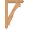 Ekena Millwork Balboa Arts and Crafts Smooth Bracket w/ Offset Brace, Western Red Cedar, 5 1/2"W x 24"D x 36"H BKT0604X24X36BOA03SWR - alternate 4